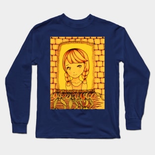 Girl at the window Long Sleeve T-Shirt